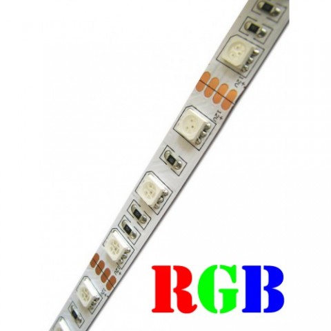 Светодиодная лента Premium SMD 5050/60 12V RGB IP20 Код.53047