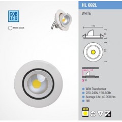 Світлодіодний світильник Horoz (HL692L) 8W 6500K білий (стельовий) Код.55901