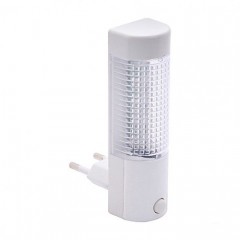 Светодиодный светильник ночник Dora  белый  220V Код.57312