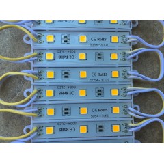 Світлодіодний модуль SMD 5054 3 світлодіода 120 * жовтий IP65 Код.58686