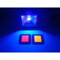 Ультрафіолетовий UV світлодіодний прожектор 10 W 220В 395nm Код.52615