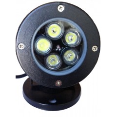 Светодиодный линзованый грунтовой светильник LM979 5W 6500К IP65 Код.59775