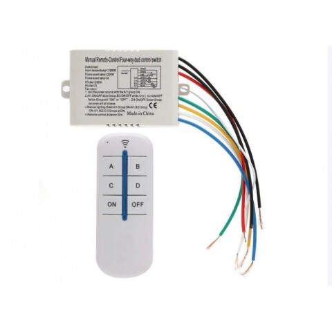 Пульт дистанційного керування SLA 048 4 ланцюга навантаження по 1000Вт Код.57989