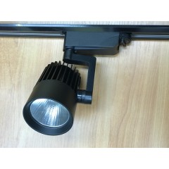Светодиодный трековый светильник SL-4003 30W 6400К черный Код.58052