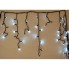 Світлодіодна гірлянда зовнішня з мерехтінням "Icicle" 100LED 3x0.7м біла на чорному IP65 Код.58489