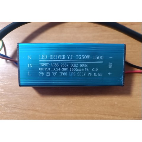 Драйвер для светодиодного прожектора 50W IP65 Код. 58533