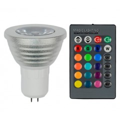Світлодіодна лампа Spot RGB MR16 G5.3 з пультом Код.58728