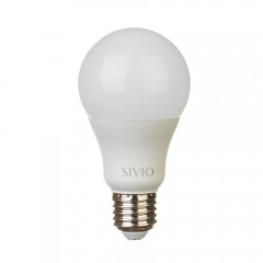 Светодиодная лампа SIVIO 15W А65 E27 4100K Код.58779
