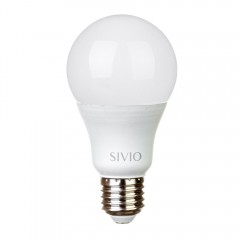 Светодиодная лампа SIVIO 18W А65 E27 4100K Код.58780