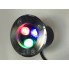 Светодиодный тротуарный линзованный светильник LM12 3W RGB IP65 220V Код.58899