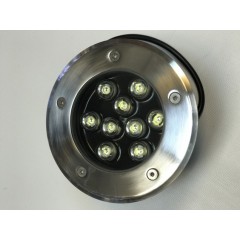 Світлодіодний тротуарний лінзований світильник LM989 9W 6500K IP65 220V Код.58904