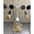 Декоративный подвес для LED лампы SL-072 V-образный Е27 белый Код.58964