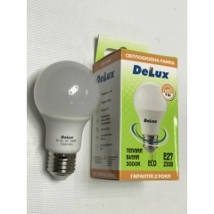 Светодиодная лампа Delux BL60 7W A60 3000K E27 Код.59003