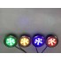 Светодиодный тротуарный линзованный светильник LM989 9W красный, синий, зеленый, желтый Код.59140