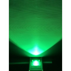 Світлодіодний лінзований прожектор SL-10Lens 10W зелений IP65 Slim Код.59142