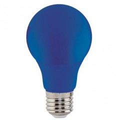 Світлодіодна лампа синя SL-03У 3W E27 A60 220V (BLUE) Код.59214