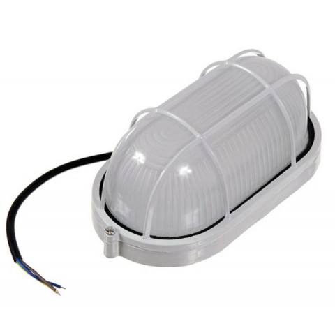 Светодиодный светильник для ЖКХ антивандальный 12V SL1402L 6W овал. белый IP54 Код.59239