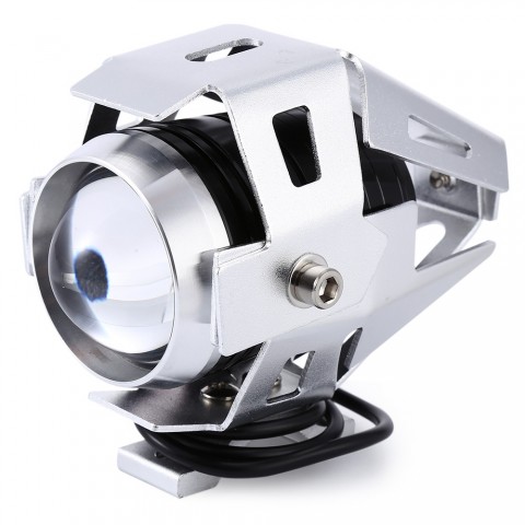 Светодиодная линзованная LED фара в защитном корпусе 17W 9-24V 7000К IP65 хром Код.59248