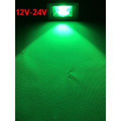 Світлодіодний лінзований прожектор SL-IC10Lens 10W 12-24V DC зелений IP65 Код.59309