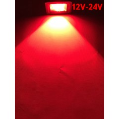 Світлодіодний лінзований прожектор SL-IC10Lens 10W 12-24V DC червоний IP65 Код.59310