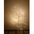Светодиодное дерево гирлянда теплый белый 1.5м. 96 led IP44 белое 220V Код.59378