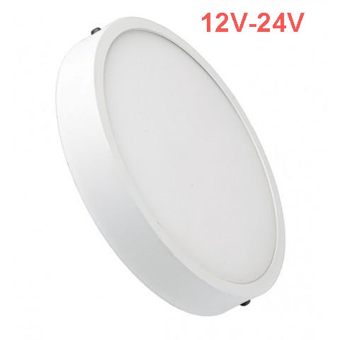 Светодиодный светильник накладной Slim SL-463 18W 12-24V 4000K круглый белый IP20 Код.59469