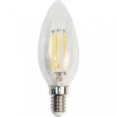 Светодиодная лампа Filament  Z- LIGHT ZL1012 5W С35 E14 2700K (прозрачная свеча) Код.59526