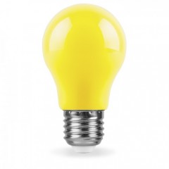 Декоративна світлодіодна лампа жовта антимоскитна LB-375 Е27 3W 230V Код.59589