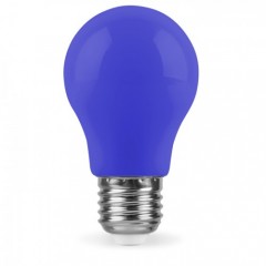 Декоративна світлодіодна лампа синя LB-375 Е27 3W 230V Код.59591