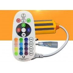 Контролер для LED RGB стрічки 220V 4Pin SL-1500 IR пульт IP68 Код.59615