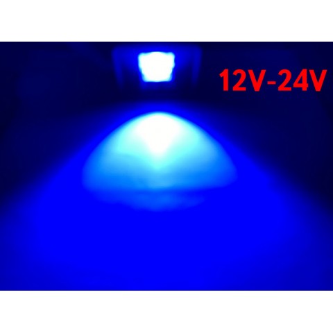 Светодиодный линзованый прожектор PREMIUM LEON SL-50ВLens 50W 12-24V DC синий IP65 Код.59644