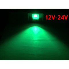 Світлодіодний лінзований прожектор PREMIUM LEON SL-50GLens 50W 12-24V DC зелений IP65 Код.59646
