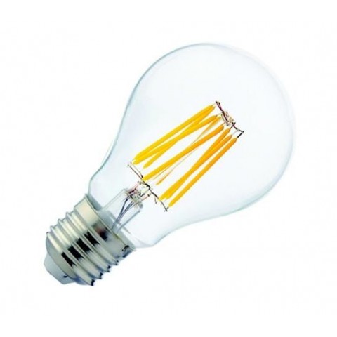 Світлодіодна лампа FILAMENT GLOB-8 8W A60 Е27 4200K Код.59802
