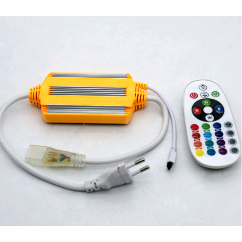Контролер для LED RGB стрічки 220V 4Pin SL-750 IR пульт Код.59803