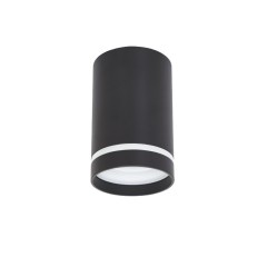 Накладной точечный светильник Feron ML308 круг черный под лампу GU10  Код.59818