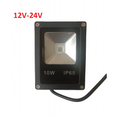 Ультрафиолетовый UV светодиодный прожектор 10 W 12-24V DC 395nm IP65  Код.59850
