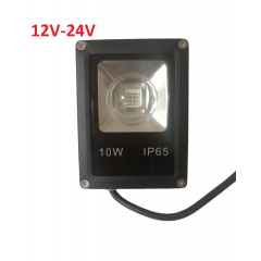 Ультрафиолетовый UV линзованый прожектор 10 W 12-24V DC 395nm  IP65 Код.59851